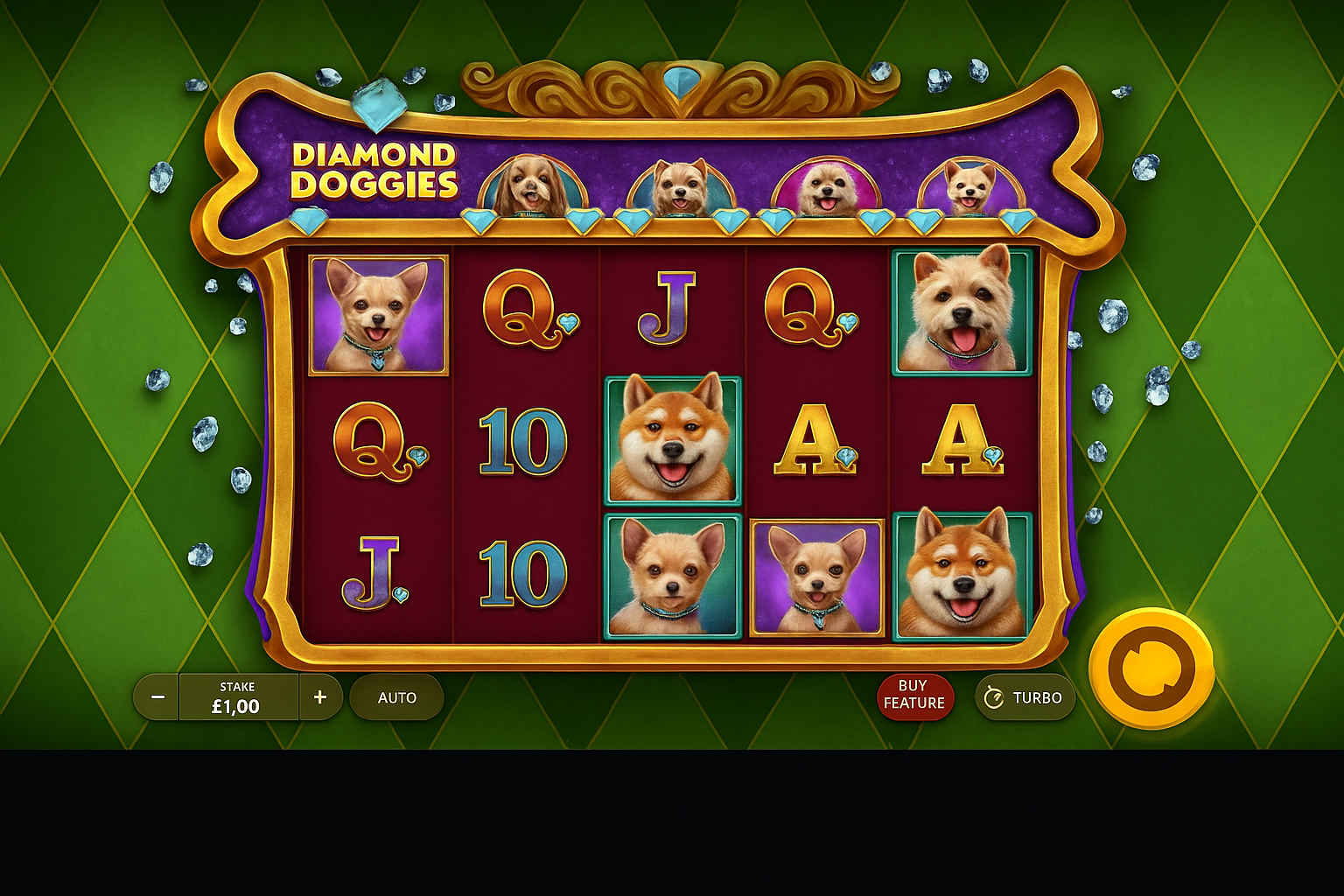 Diamond Doggies gameplay